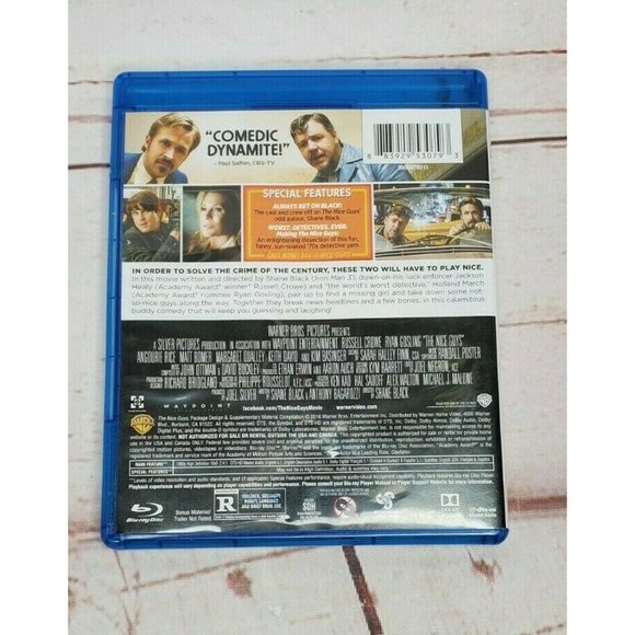 The Nice Guys (Blu-ray Disc, 2016) Director Shane Black Action & Adventure DVD - Picture 5 of 6